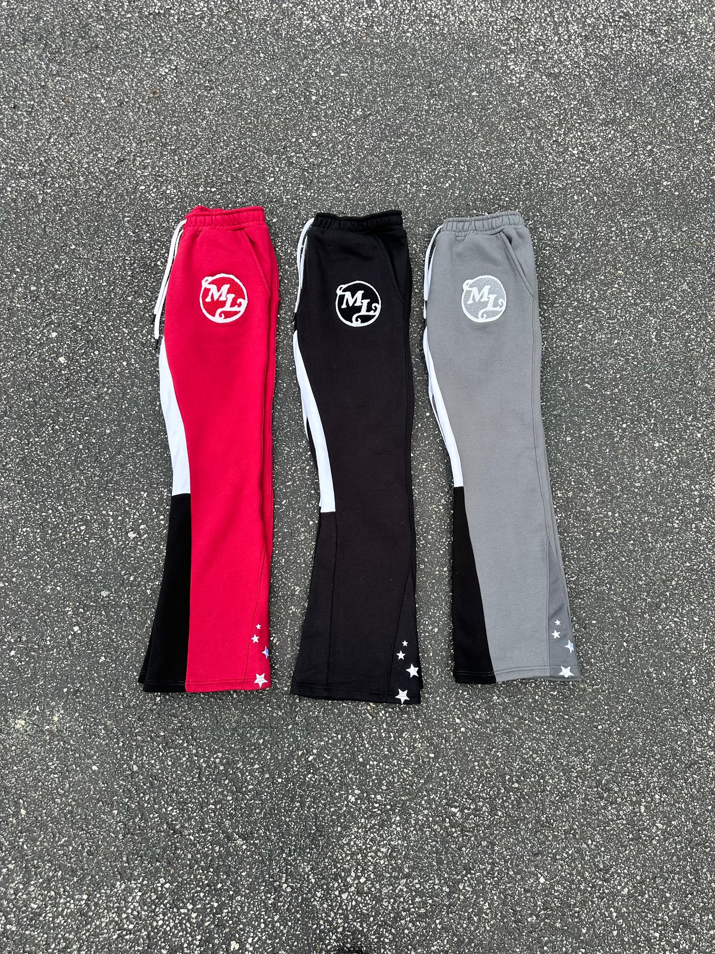 “Midnight Black” Flare Sweatpants